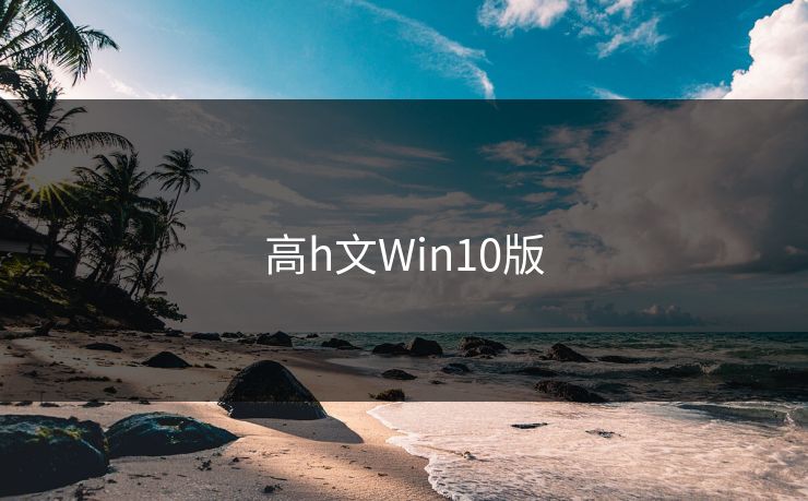 高h文Win10版